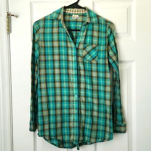 Mudd long sleeve plaid
